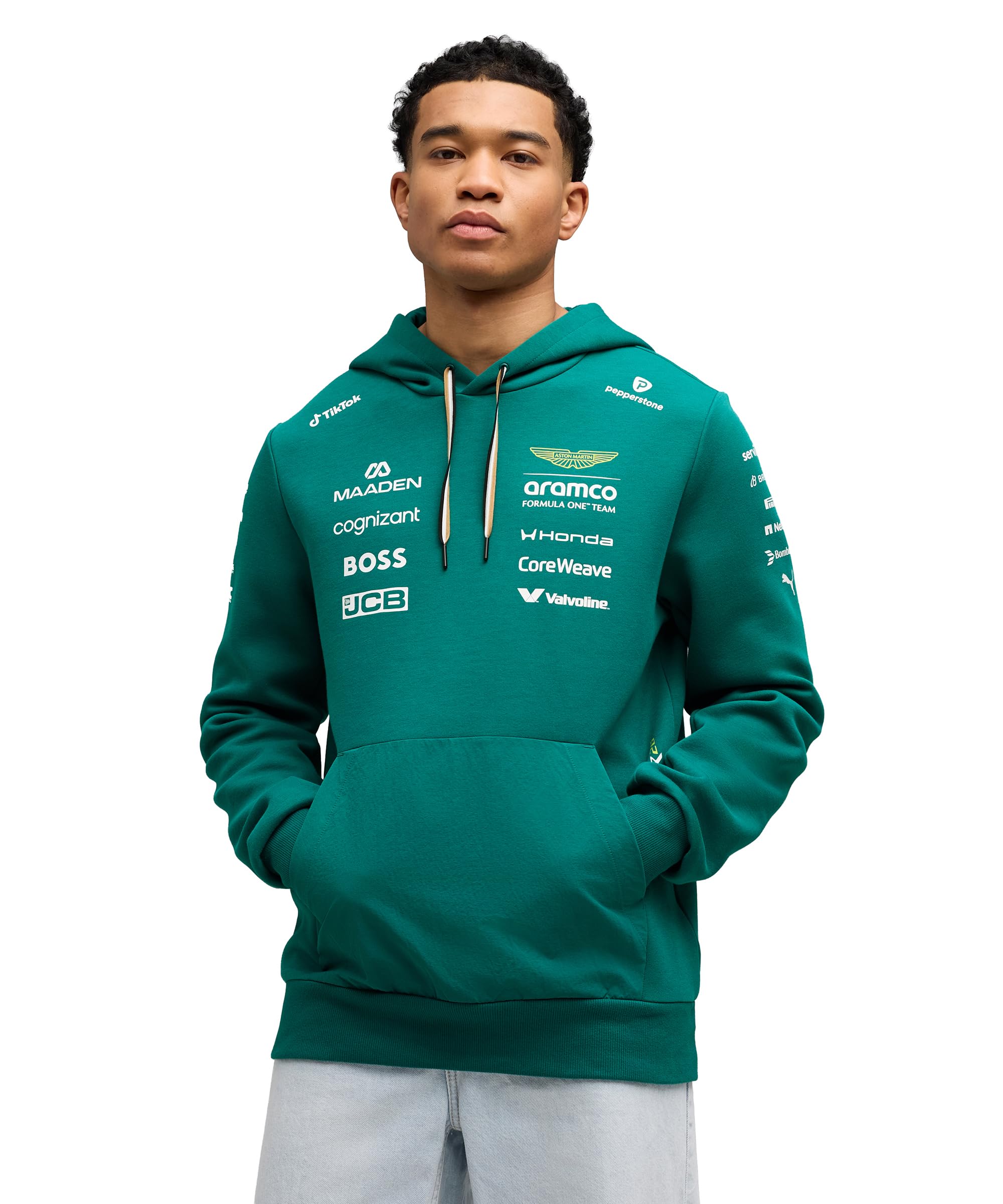 Puma  X Aston Martin F1® Replica Hoodie Adult - Green Lux - L
