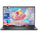 15 15.6" Laptop Computer for Home and Business Student, 13th Gen Intel 5-Core CPU (Beat i5-1145G7), 16GB DDR4 RAM, 1TB PCIe SSD, Vostro 3530 120Hz FHD, WiFi, RJ45, Type-C, HDMI, Windows 11 Pro