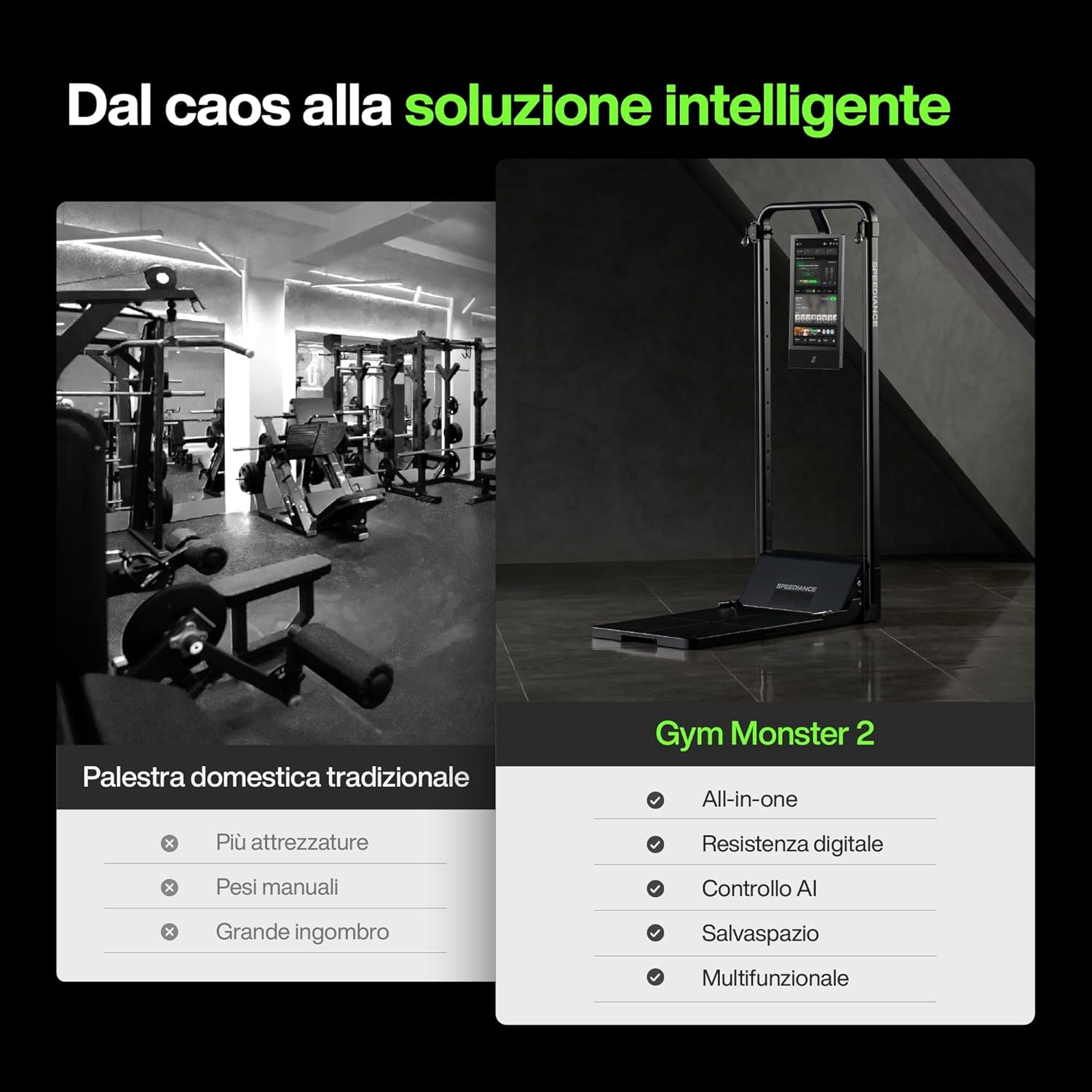 Speediance Gym Monster 2 Works Plus, Smart Home Gym, Upgraded AI-Powered Home Training Machine, Multifunzionale, Attrezzature per il fitness, All-In-One Training Station