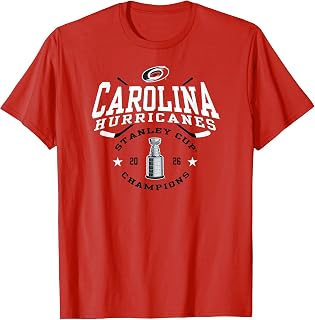 Carolina Hurricanes Stanley Cup Champs 2026 Trophy Red NHL T-Shirt