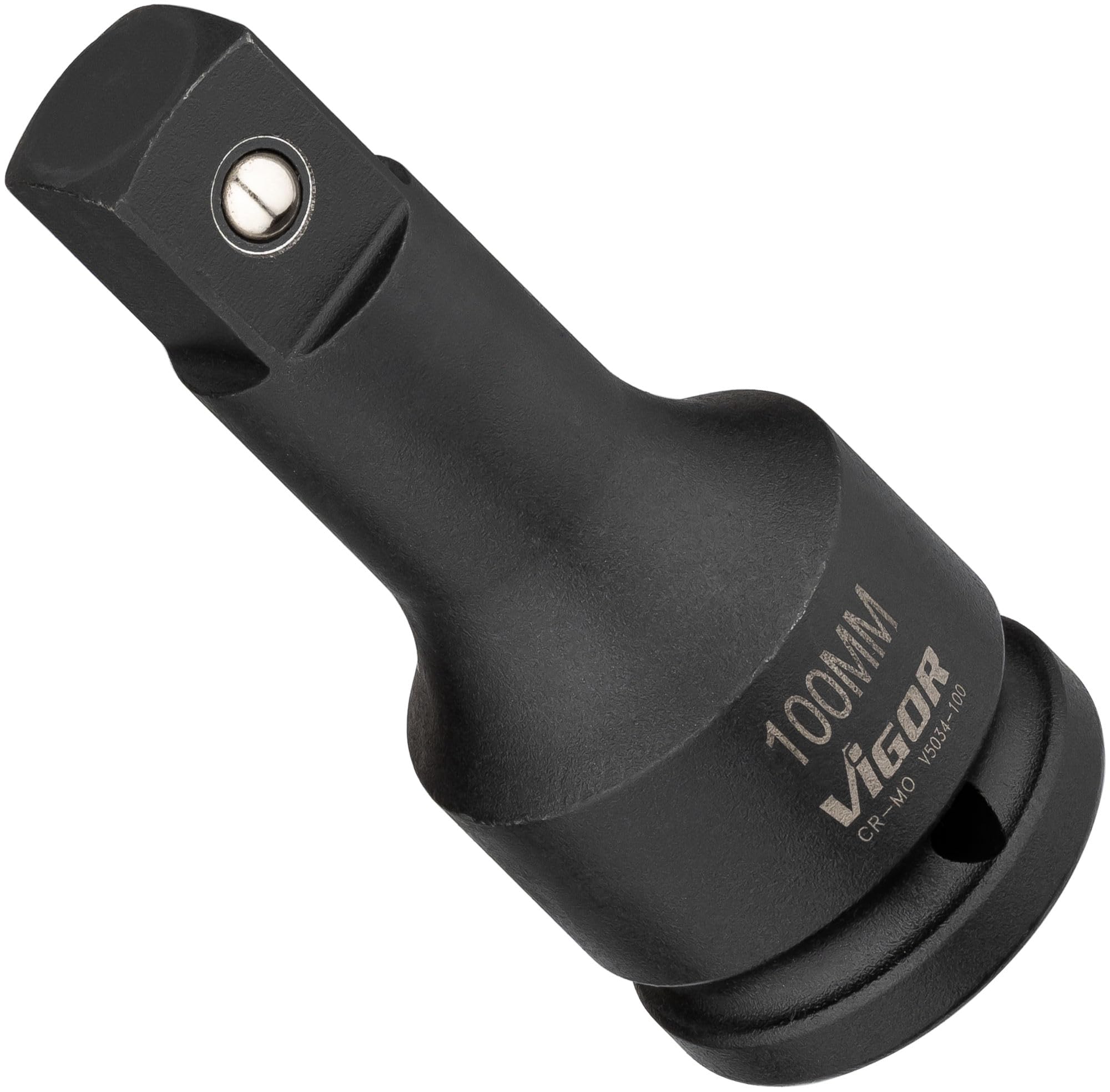 VIGOR Set di prolunghe per avvitatori ad impulsi V5034/3, 3 pezzi, 3/4 pollici quadrati, lunghezze 100 mm, 200 mm, 400 mm, acciaio Cr-Mo'.