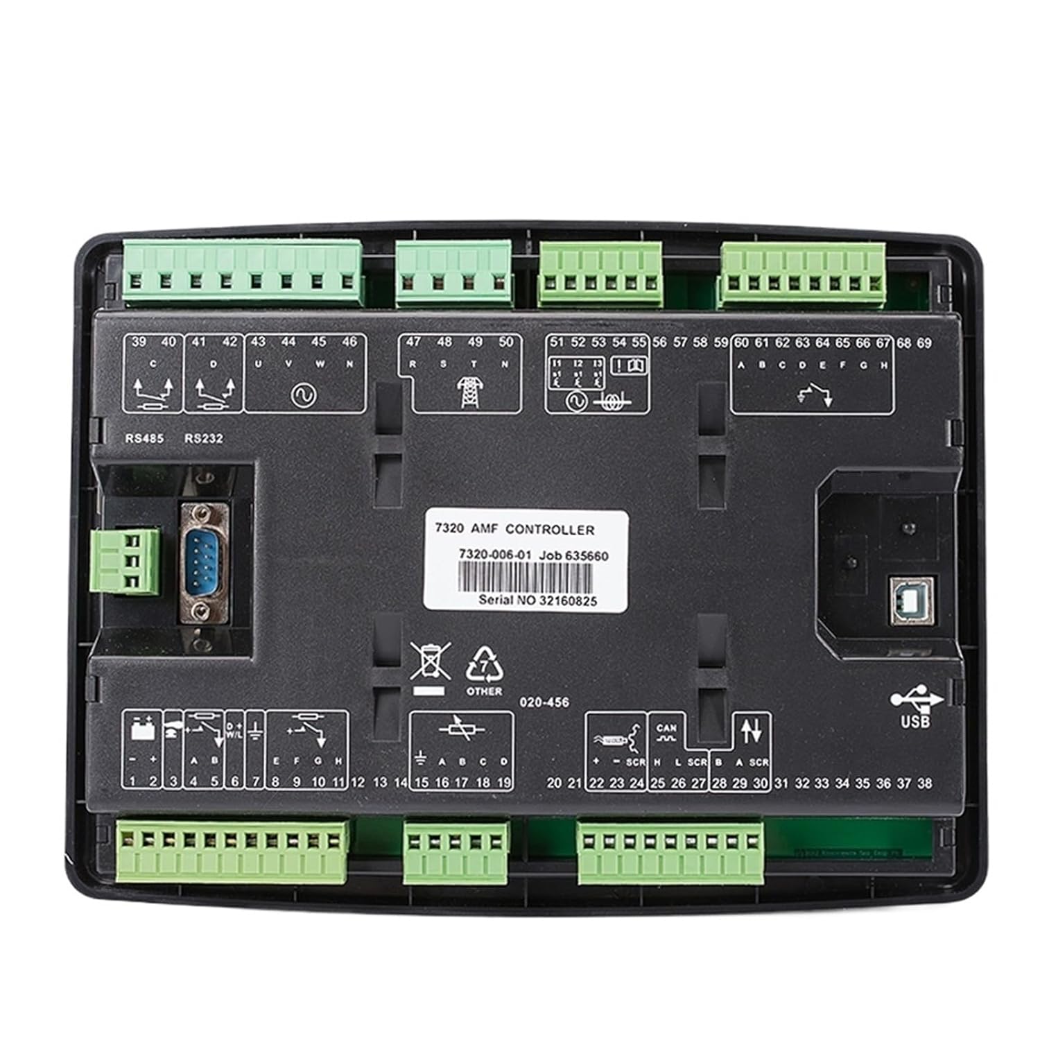 7320 MKII Generator Auto Start Controller Compatible DSE7320 MKII AMF Mains (Utility) Failure Control Module