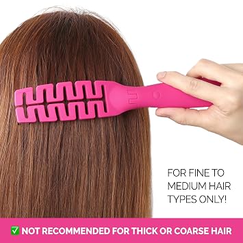 Compact Folding Hair Brush with Mirror - Detangling Comb for Adults & Kids, Portable for Travel & Storage, Wet & Dry Hair
