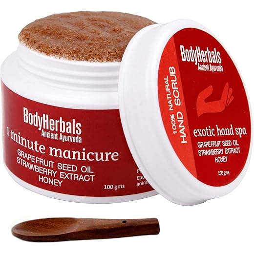 BodyHerbals Youthful Hand Scrub - 100 gm