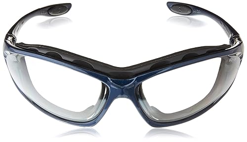 Miniatura 2 de Uvex Honeywell Home Uvex S0620X - Lentes de seguridad sísmicos color azul metálico con lente transparente antivaho