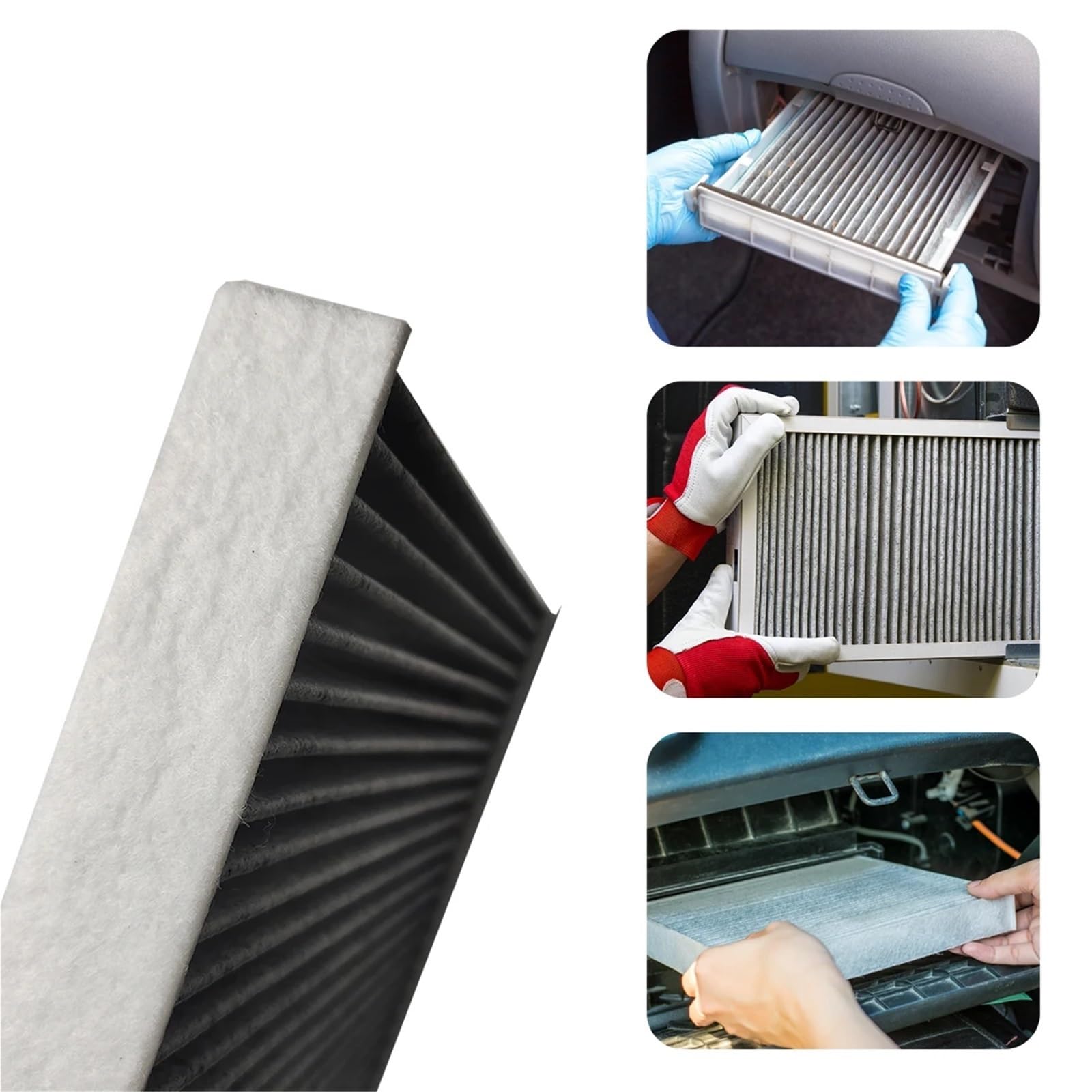 Filtr kabinowy Filtr powietrza pasujący do Acura TSX 2004-2014, filtr kabinowy z włókna węglowego, CF10134 80219-SHJ-A01 80292-SDA-407 80292-SDA-A01(10PCS)