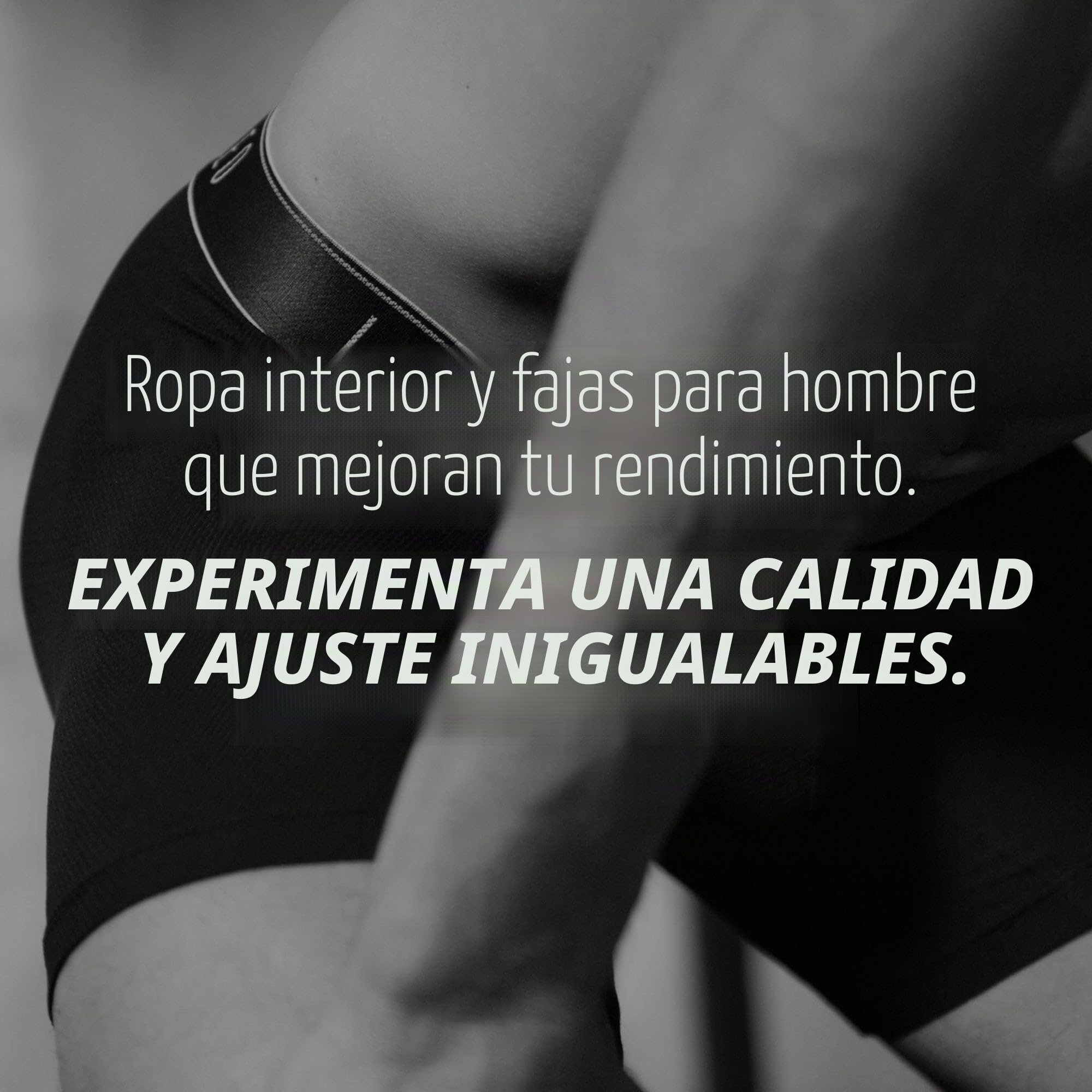 Boxer Faja Reductor Abdomen - Cintura Alta Corrector de Postura para Hombre