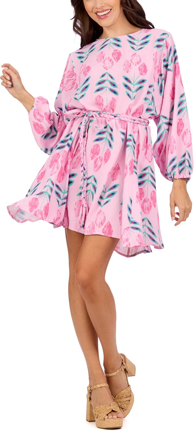 Mud Pie Womens Mud Pie Women's Dutton Flounce Dress - Image 3