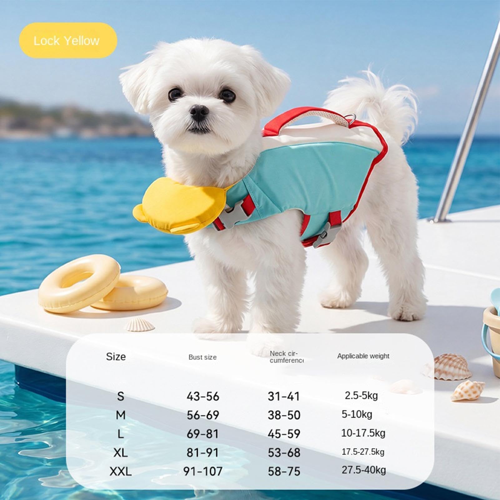Gilet de sauvetage pour chien (polyester)