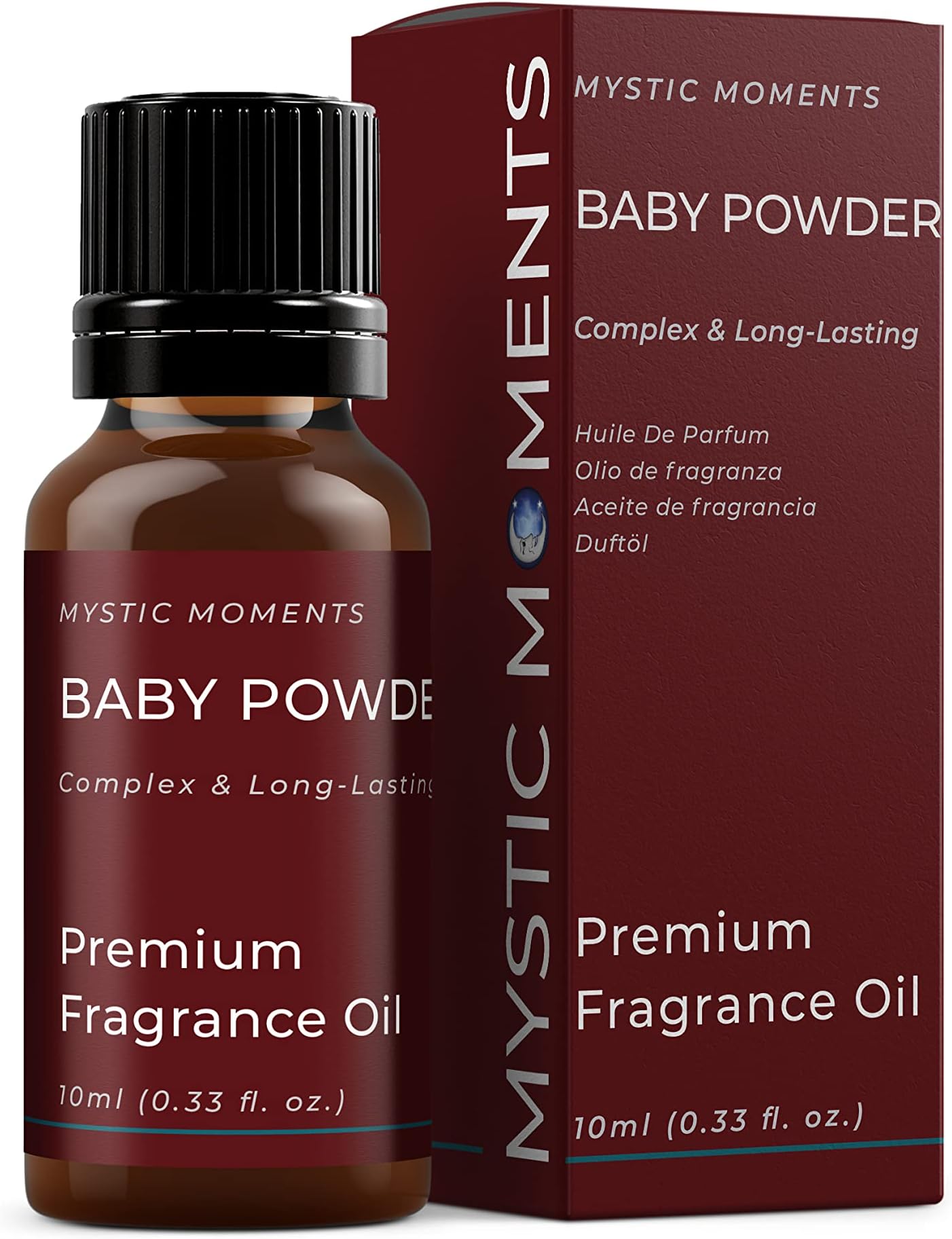 Mystic Moments | Baby Fresh Powder Fragrance Oil - 10ml - Perfect for Soaps, Candles, Bath Bombs, Oil Burners, Diffusers and Skin & Hair Care Items