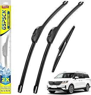 GSPSCN Windshield Wiper Blades for Kia Carnival 2022-2026 (Pack of 3)