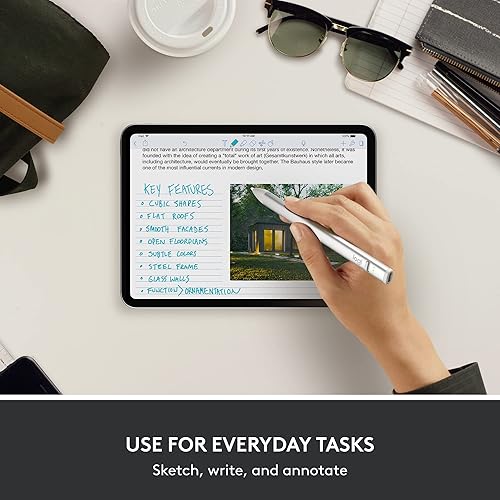 Miniatura 7 de Logitech Lápiz digital Crayon para iPad iPads con puertos USB-C con tecnología Apple Pencil sin retardo precisión de píxeles y punta inteligente
