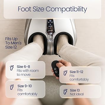 MIKO Shiatsu Foot Massager with Heat for Neuropathy & Plantar Fasciitis
