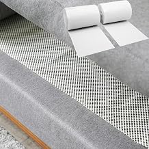 ECOHomes Bundle - 4 Seater Couch Grip Pad + 4" by 6.5 FT Couch Cushion Grip Tape
