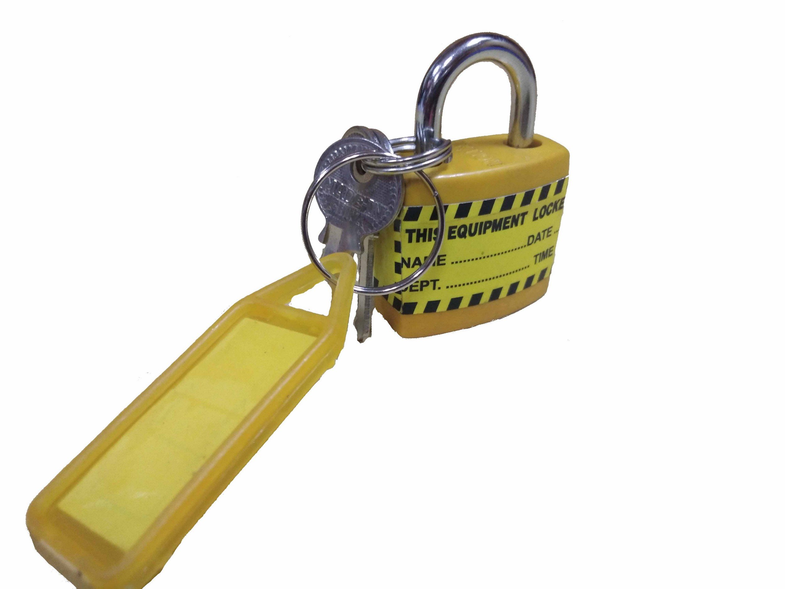 Lockout Padlock AK-JPL-103Y Lock and Hold (Pack of 3)-image-40