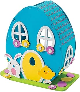 Easter Bunny Foam House DIY Easter Craft Kit
