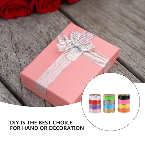 Miniatura 8 de NUOBESTY 12 Uds. Cinta de encaje hueco Diario washi Cinta de encaje washi Cinta adhesiva Planificador Washi Cinta de Artes y Artesanías Suministros