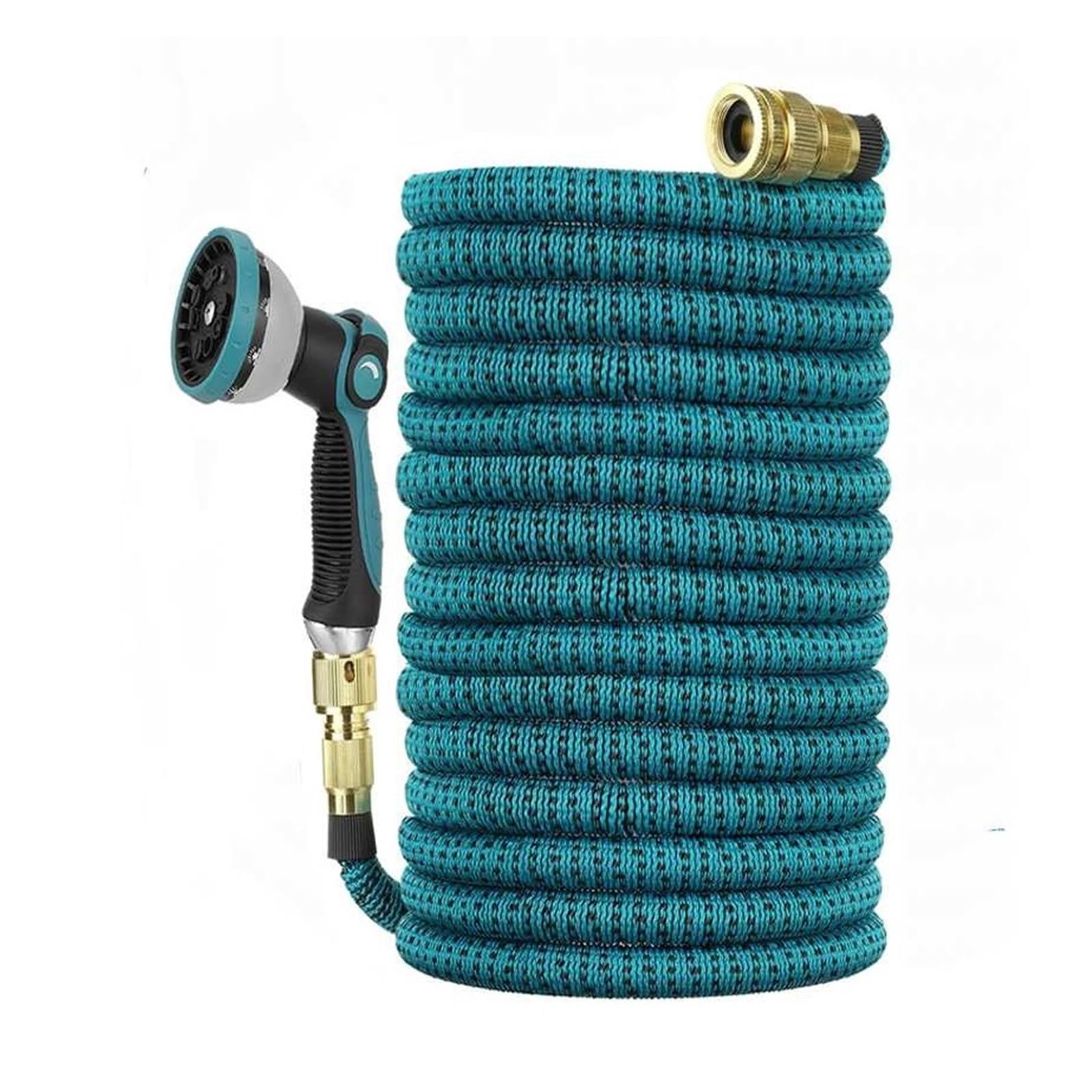 Manguera de agua flexible y extensible for riego de jardines, manguera de lavado de autos, 25/50/75/100 pies.(25ft 7.5m)