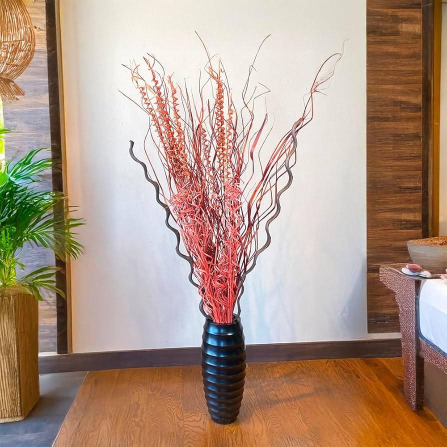 Amazon｜【編み込み枝物 3種構成A】造花 フェイクグリーン アート