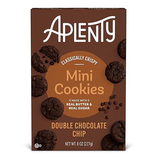 Aplenty, Mini Galletas de Chips de Chocolate Doble, 8 onzas