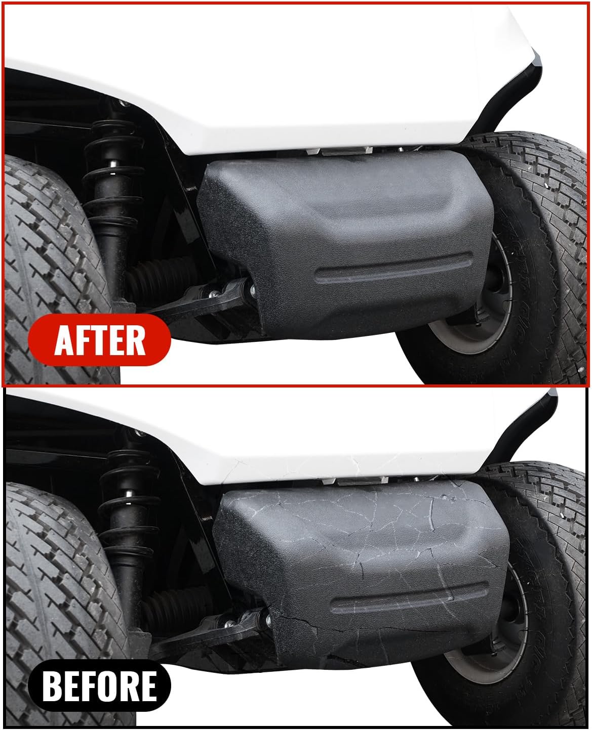 Golf Cart Front Bumper for Yamaha Drive2 G29, Plastic Front Fascia Cover for Yamaha Drive2 G29 Gas & Electric Models 2017-up Golf Cart Accessories