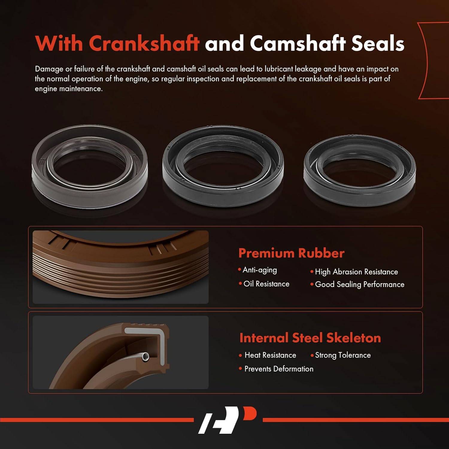 A-Premium Engine Timing Belt Kit Compatible with Subaru Outback 2000-2009, Legacy 2000-2009, Baja 2003-2006 - SOHC 2.5L