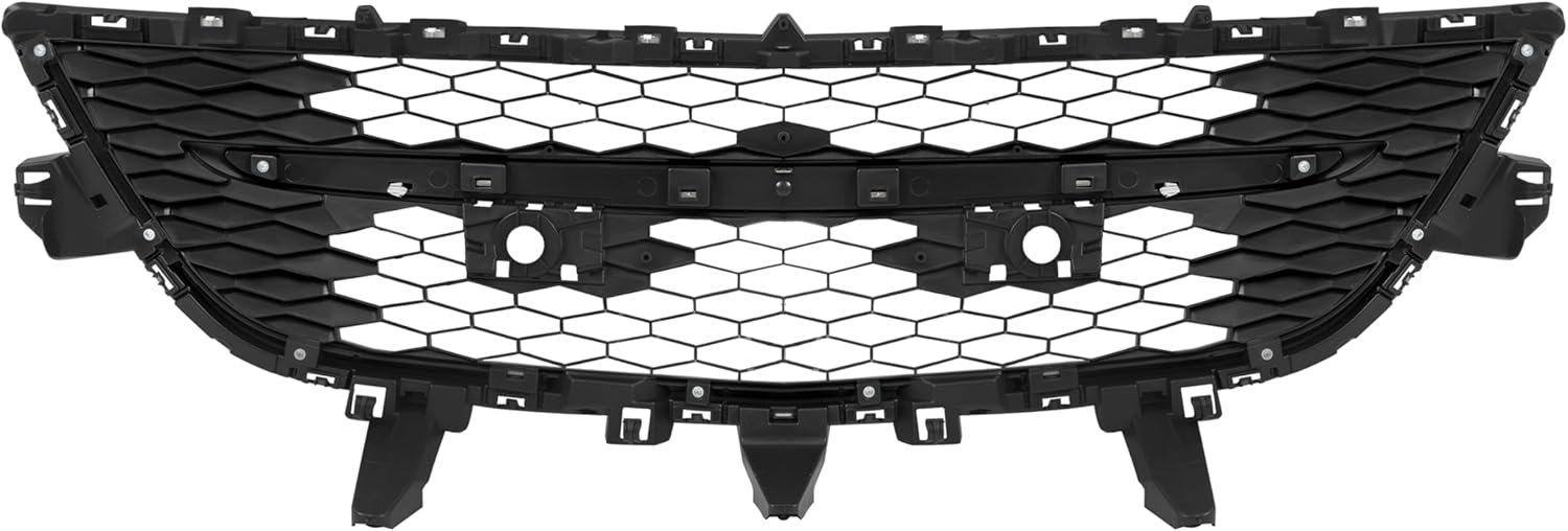 KUAFU Front Lower Grill Compatible with 2010 2011 2012 Mazda CX9 CX-9 TE69501T0A MA1036119 Front Bumper Lower Grille Painted+Chrome