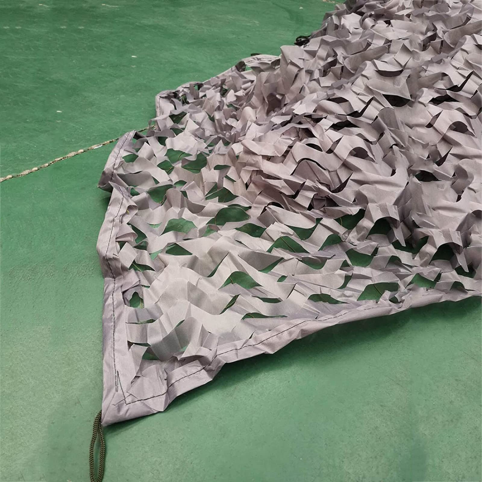 Red de Camuflaje Gris,Malla de Sombra al Aire Libre,Red de Camuflaje Militar,se Puede Utilizar para Acampar,fotografía, Paintball,observación de Aves,Camuflaje,decorac,Grey-6x10m(19.7x32.8ft)