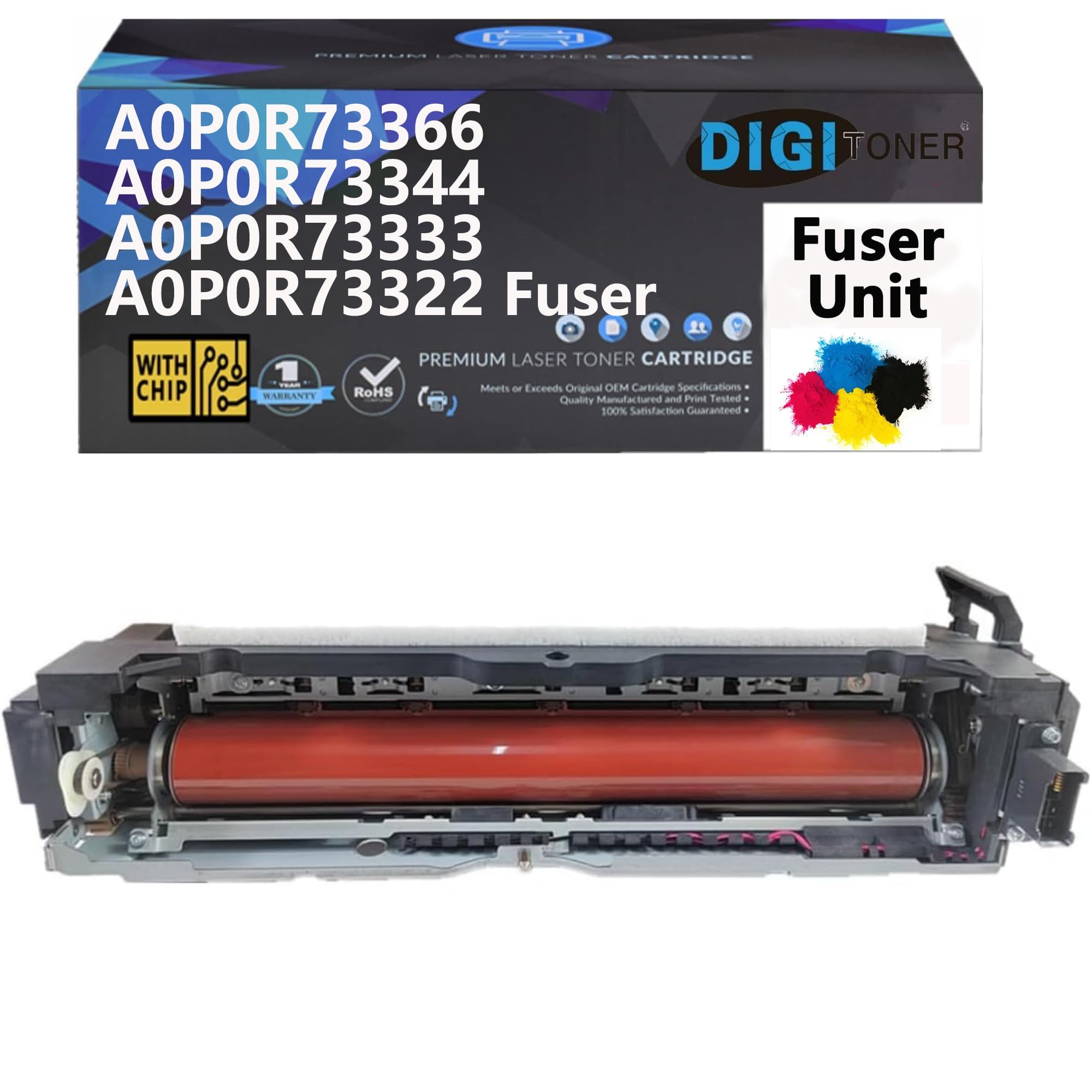 DIGITONER A0P0R73366 Fuser Unit Replacement for Konica Minolta A0P0R73366 A0P0R73322 A0P0R73344 A0P0R73300 Fuser Unit Compatible with Bizhub 552 652 C452 C552 C652 Printers,110V (1-Pack)