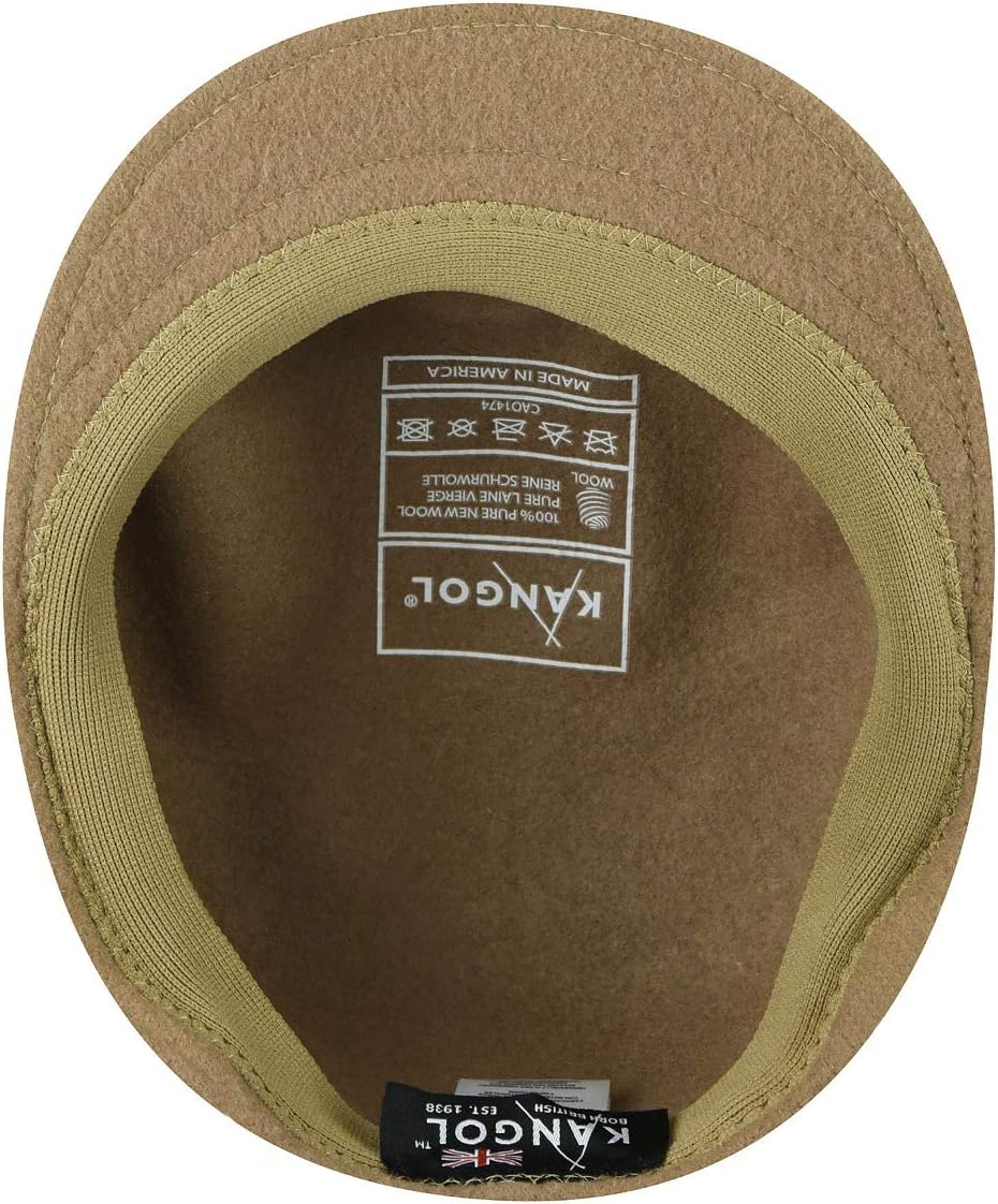 Kangol Wool 504 Hat - Warm Grey/L Ivy Caps & Flat Caps - Image 6
