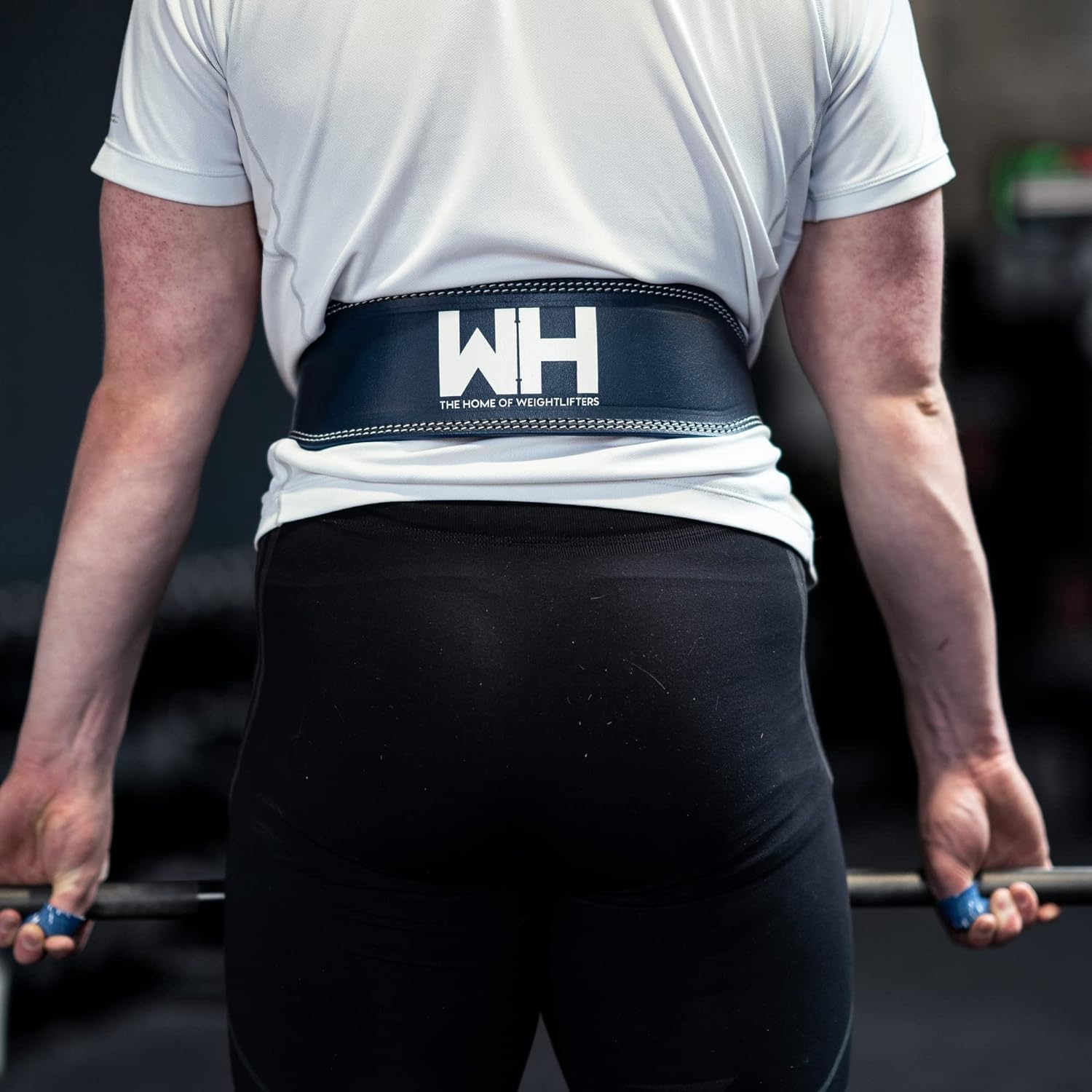 Weightlifting House Cintura in pelle per sollevamento pesi olimpico, powerlifting, squatting, stacchi e bodybuilding. Cintura da palestra per allenamento per il supporto della schiena. Per uomini e donne.
