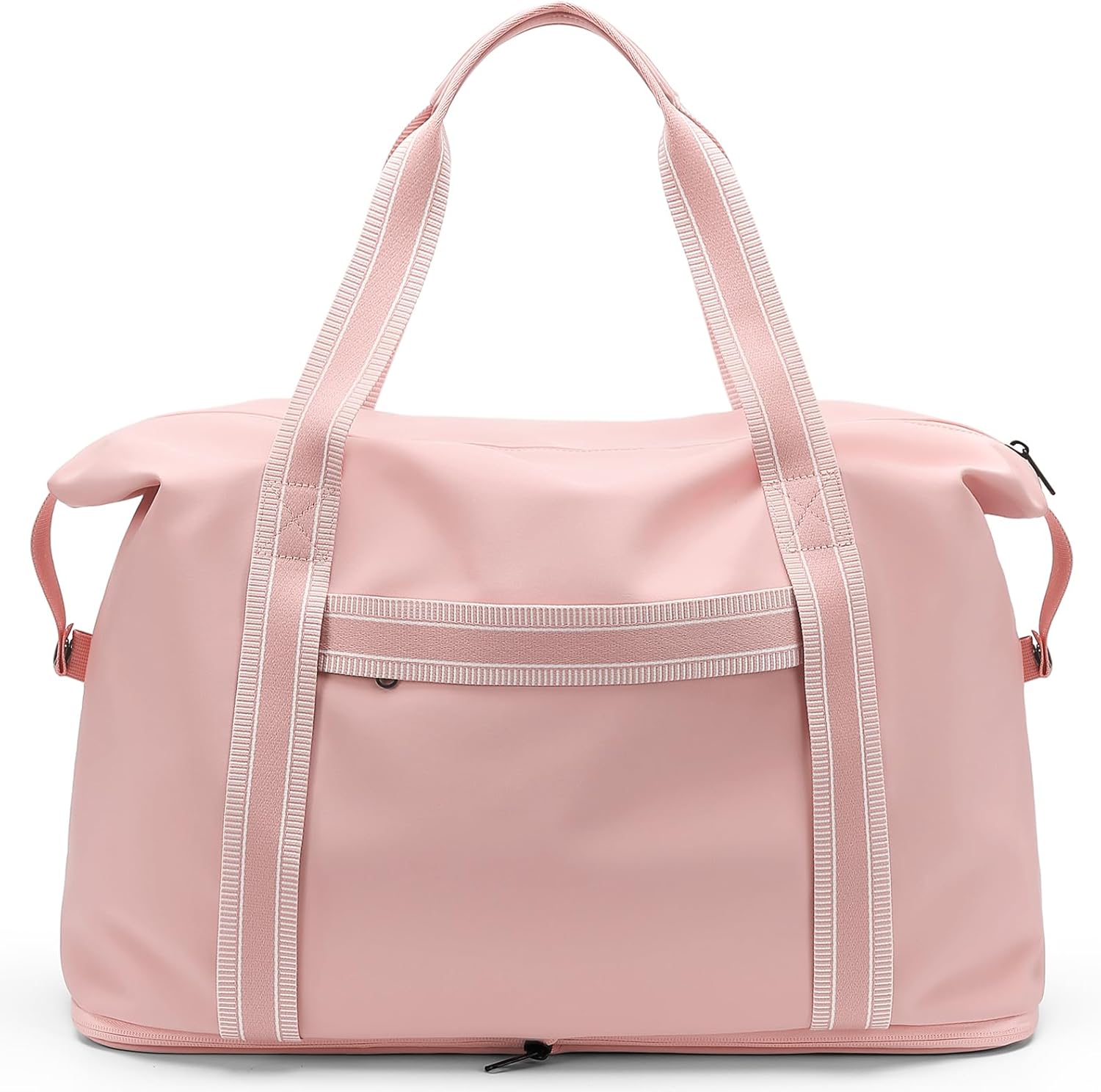 Foldable Travel Duffel Bag Carry On Yoga Tote Bags for Women Travel Sport Gym Hospital Bag Labor and Delivery Overnight Luggage Bag,40L,Pink