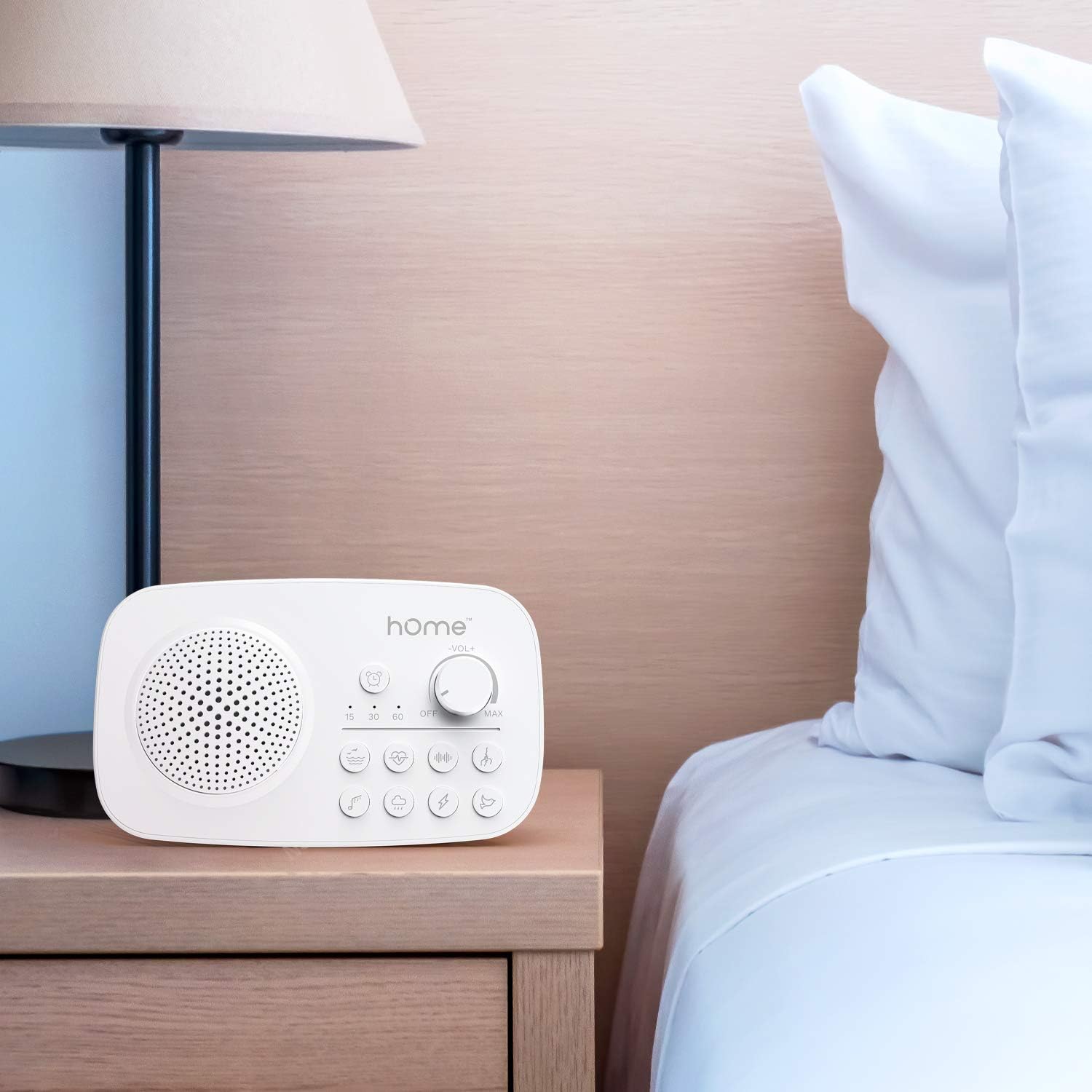 hOmeLabs Portable White Noise Machine - 8 Surprisingly Soothing Sounds for Sleep, Slumber, Siesta or Snooze : Health & Household
