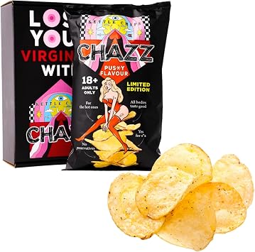 Funny Prank Pus*y Flavor Chips Gag Gift, with a Unique and Intense Taste