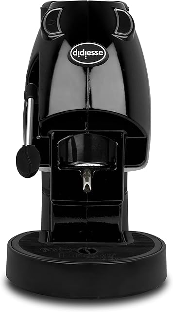 Didiesse Ekspres do kawy z goframi ese 44 mm - model Baby Frog Maszyna do wafrów - kompaktowy 450W - z funkcją gotowości i zbiornikiem 1.5L (czarny)