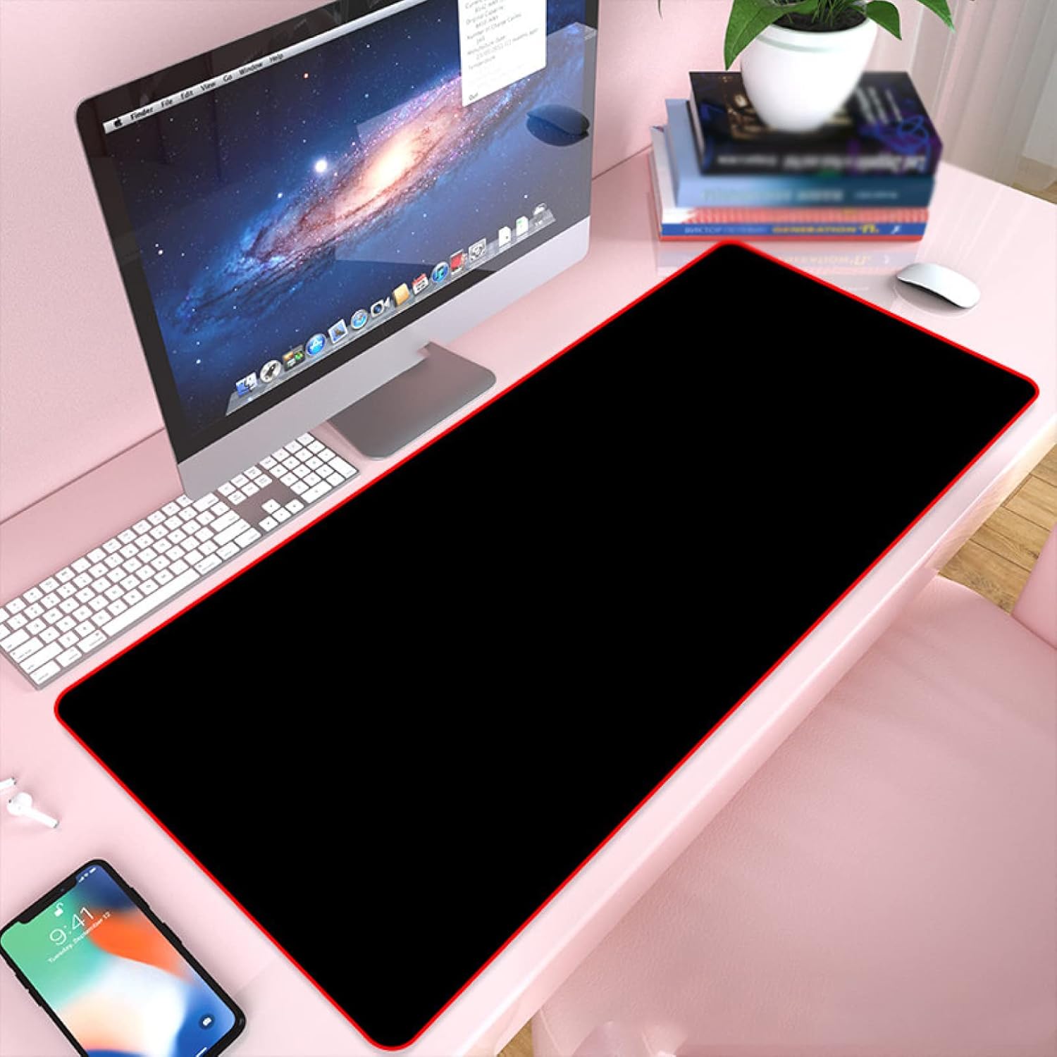 可愛い 柄 カラー ノートパソコンデスクマットデスクマット 超大型 マウスマット 大判 1000 500 5mm デスクマット 傷防止 学習机 パソコンマット机 マット 学習デスクパッド 防水 超大型デスクマット