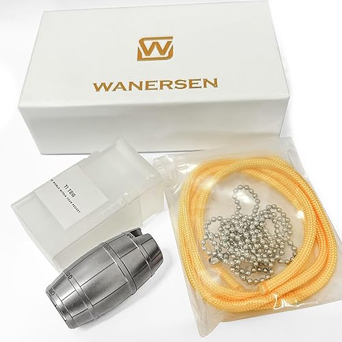 Miniatura 9 de Recipiente de píldoras impermeable, barril de aleación de titanio, silos, caja organizadora de píldoras, caja EDC para viajes al aire libre, equipo