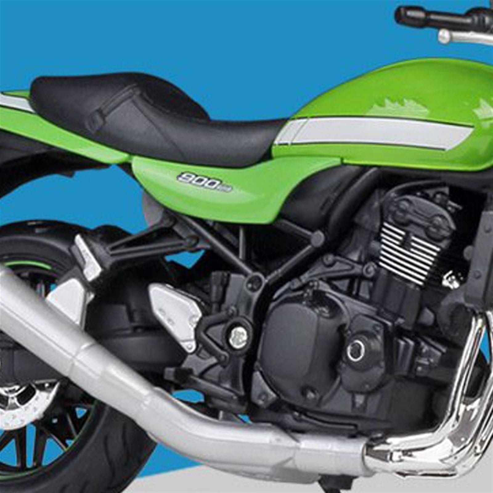 HUKLAB Modèle De Moto Idée Cadeau Échelle 1/12 Pour Modèle De Moto Moulé Sous Pression En Métal De Luxe Kawasaki Ninja ZX10R (Color : Nero