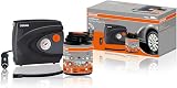Osram TYREseal Kit Essential 450ml Tyre Sealant and Analogue Premium Tyre Inflator, TPMS Suitable, Includes Storage Box - 1