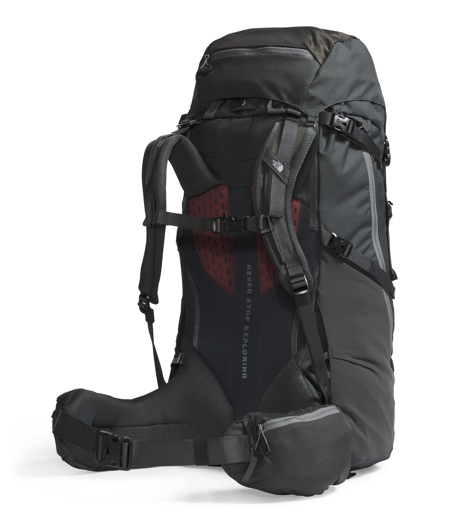 The North Face Womens Terra 55 Backpack Asphalt GyBlk-NPF XSSmall | Hiking Pack Women-Specific Fit Cinch-Top Opening Pole & Ice Axe Attachments product thumbnail 4