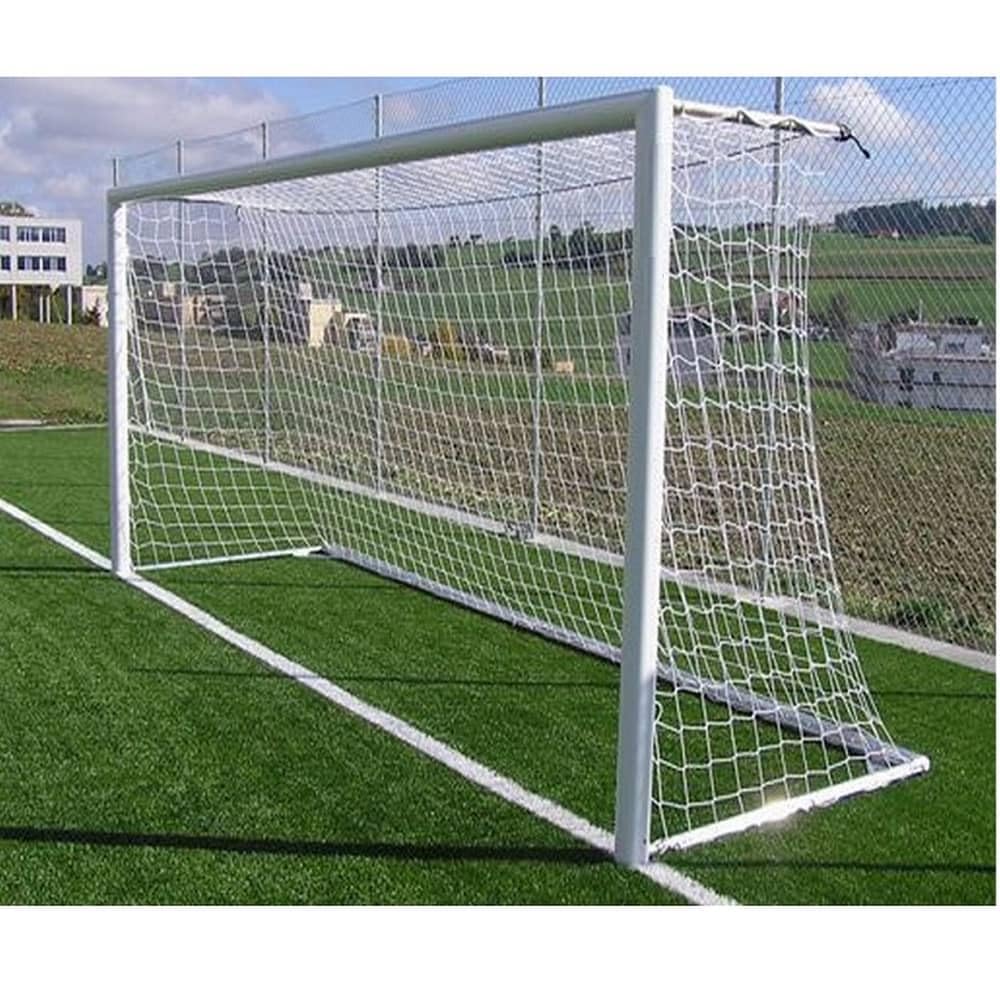 Rete da Calcio 2,4x1,8 m Reti di Ricambio per Porta da Calcio in Polietilene Resistente alle Intemperie per Allenamento di Partite Sportive