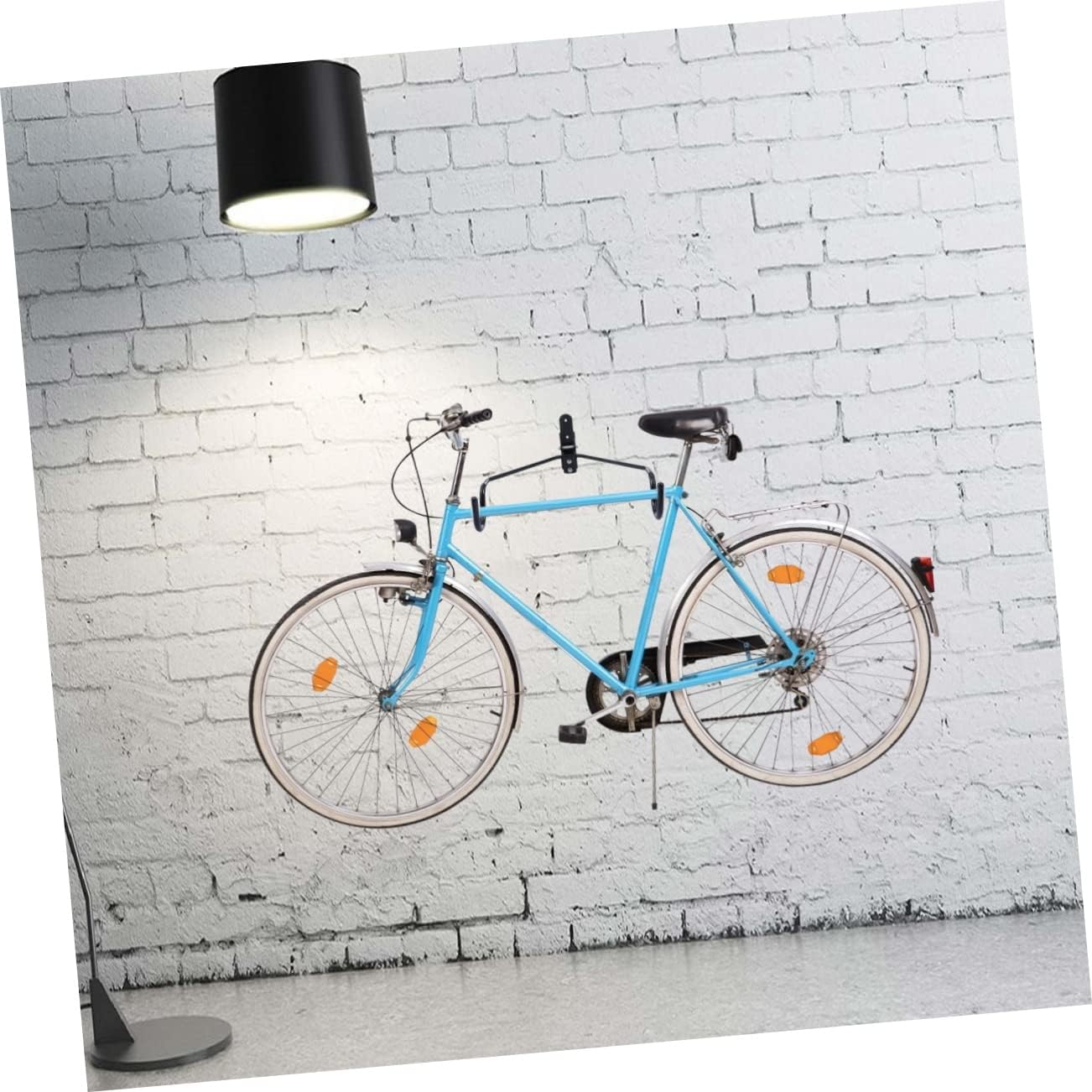 KOMBIUDA Trailer Rack Bike Wall Hanger for Garage Wall-mounted Indoor Bike Storage Rack Easy to Install Masonry