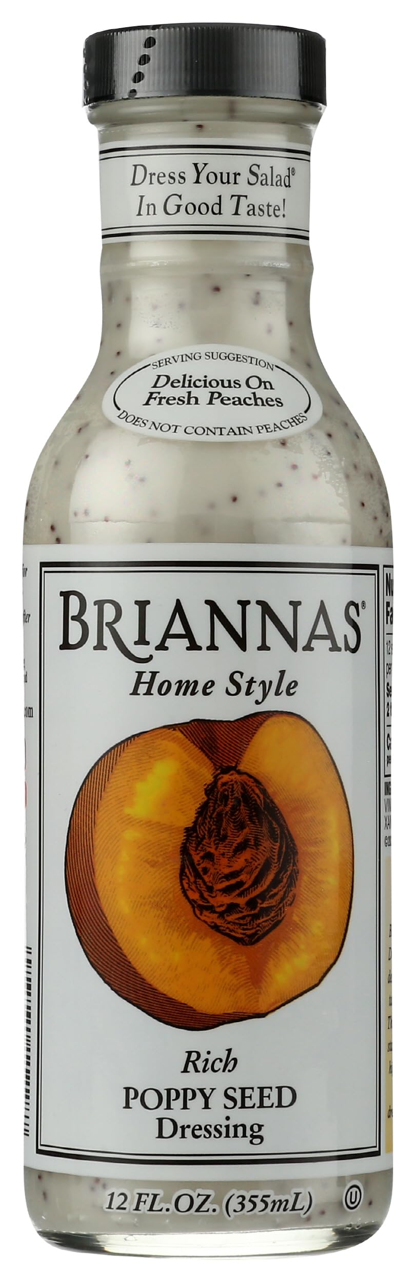 Briannas Home Styles - Rich Poppy Seed Dressing - 355ml