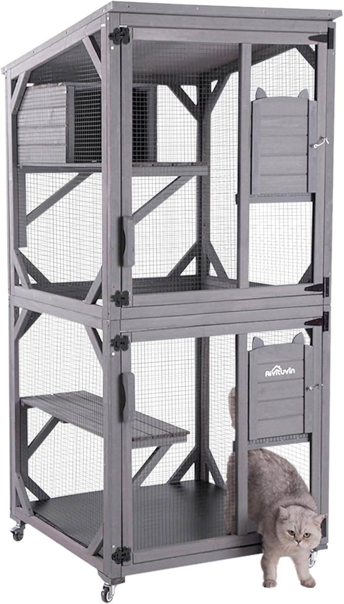 tall cat enclosures