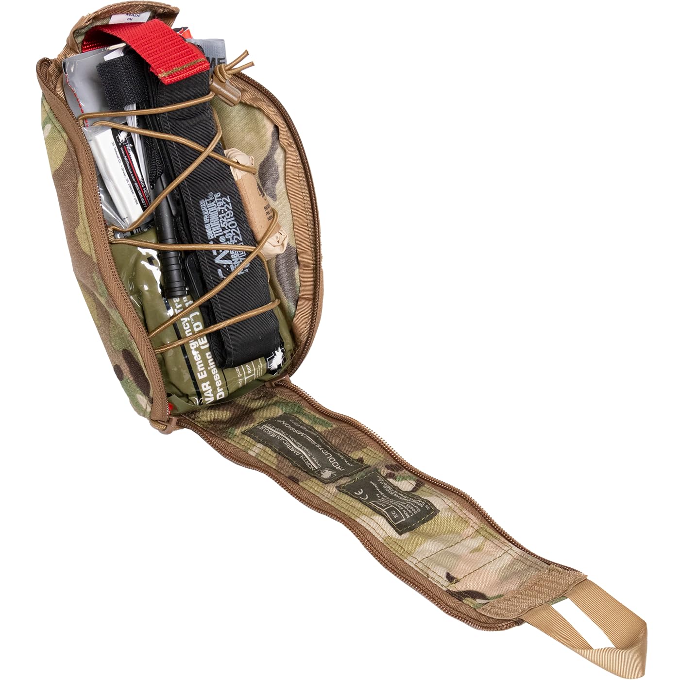 Eagle IFAK Kit (Multicam) NAR MOLLE Individual First Aid for Traumatic Injuries with C-A-T Tourniquet, Gauze, ETD, HyFin Vent Chest Seals (80-1490)