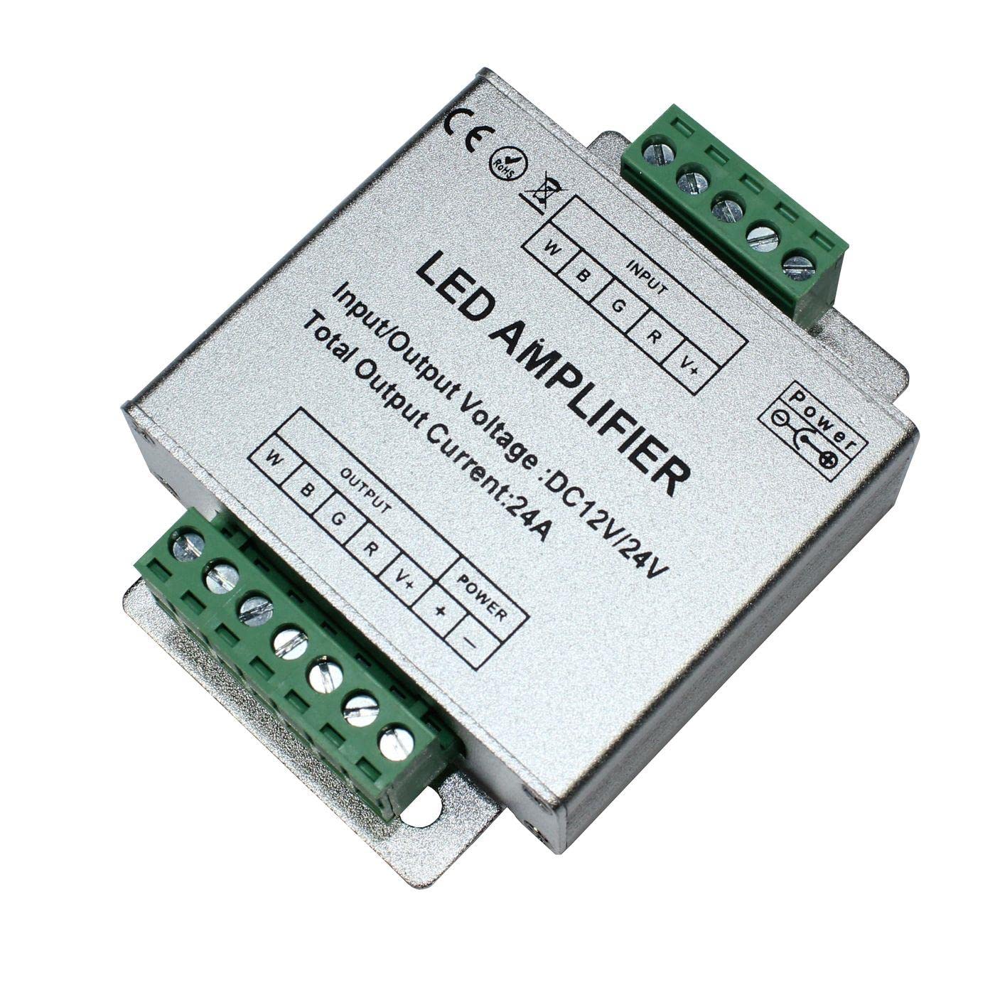 RGBW LED Amplificateur de signal 12-24V 576W 5-Pin