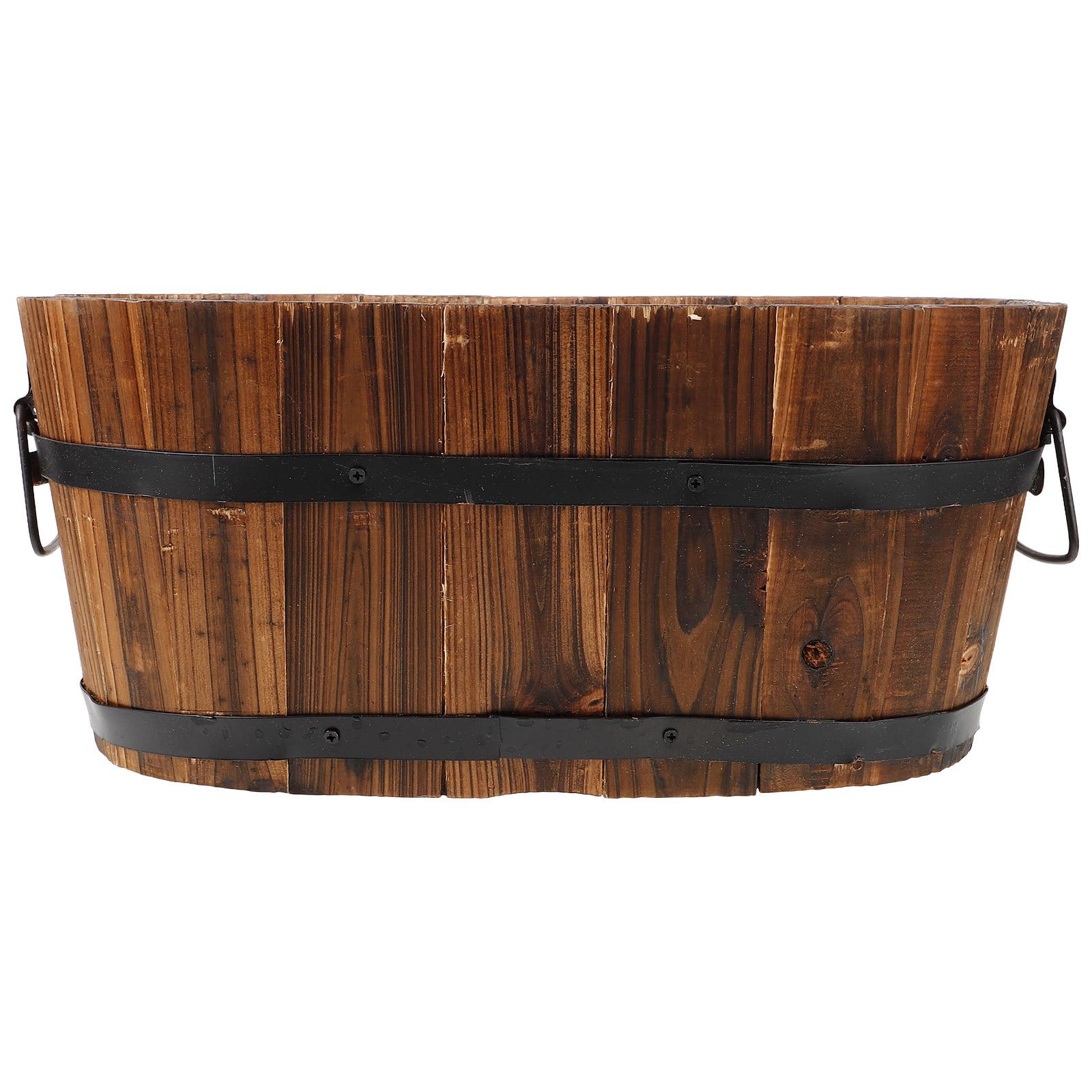 Jardinière rectangulaire bois pour balcon et aménagement de potager sur petite terrasse