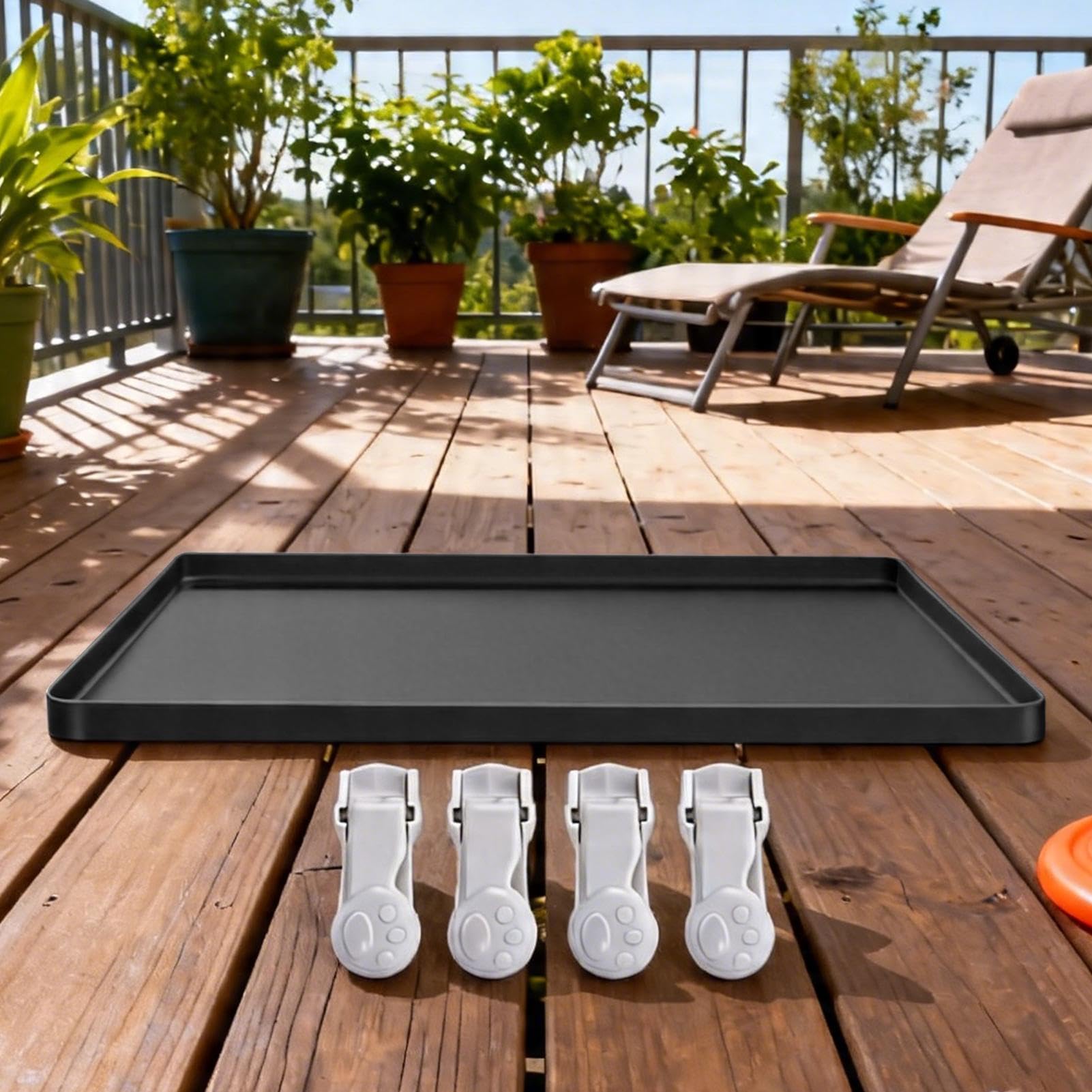 Porta Tappetino per Pipì per Cani | Vassoio tappeto igienico cucciolo - Supporto per Telino di Addestramento Pipì | Per l'utilizzo in bagno, balcone, appartamento, patio, lavanderia, cortile, soggiorn