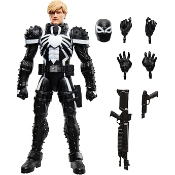 Marvel Legends Series Agent Venom Flash Thompson Comics Action Figure - Black
