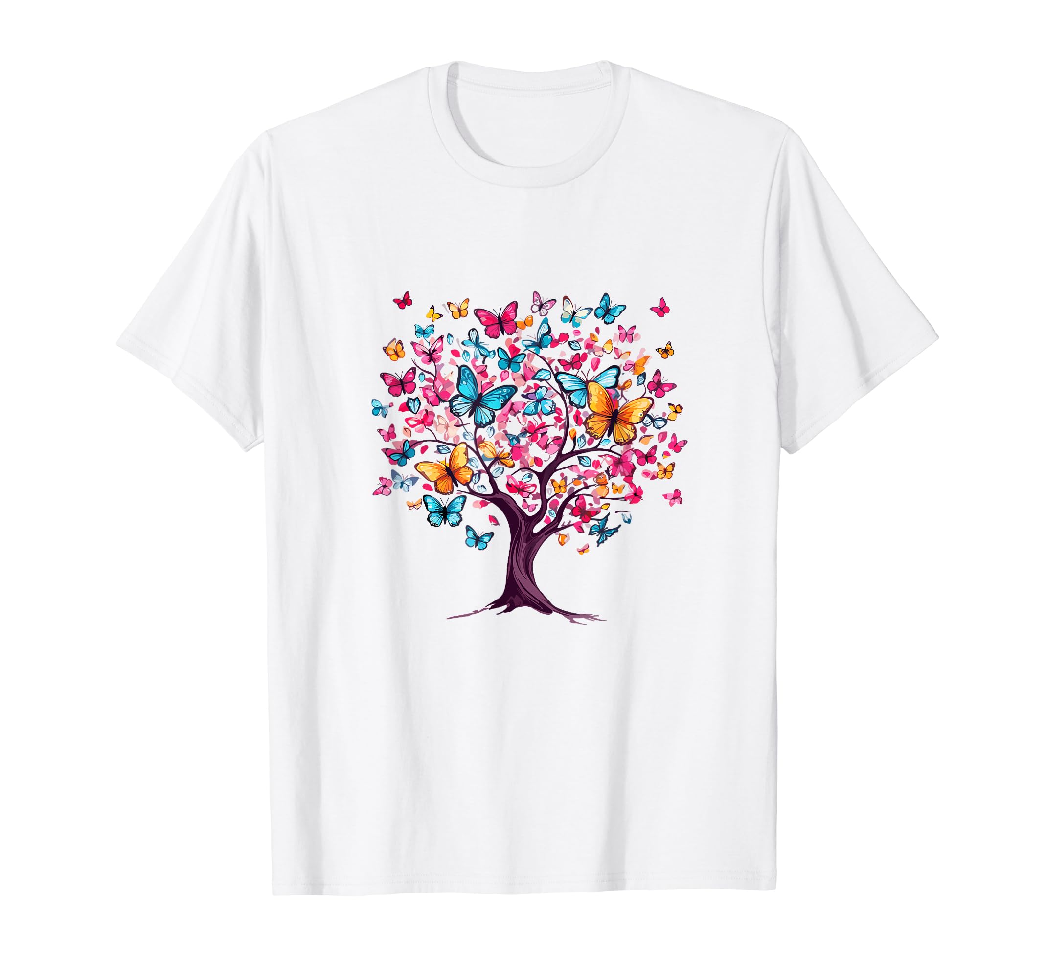 Butterfly Tree Beautiful PeacefulLife Hugger Anti Social Butterfly Tree Beautiful Peaceful T-Shirt